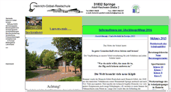 Desktop Screenshot of heinrich-goebel-realschule.de